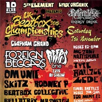 UK Beatbox Championships at Clapham Grand on Saturday 7th November 2015