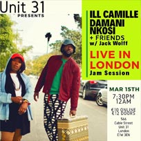 ill Camille at Unit 31 on Friday 15th March 2019