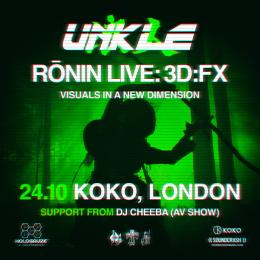 Unkle at KOKO on Friday 24th October 2025