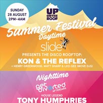 Up on The Roof Summer Festival at Prince of Wales on Sunday 28th August 2016