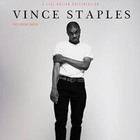 Vince Staples at The Forum on Wednesday 30th August 2017