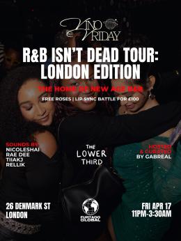 Vino Vriday: RnB Isn't Dead at Festival Pier on Friday 17th April 2026