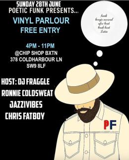 VINYL PARLOUR at Chip Shop BXTN on Sunday 28th June 2026