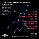 VIRGO BIRTHDAYS CELEBRATION at The BBE Store on Saturday 9th September 2023