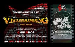 VisionBombing Live & Direct at Chip Shop BXTN on Saturday 1st August 2020