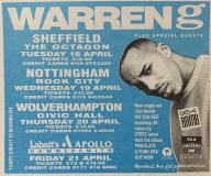 Warren G at Hammersmith Apollo on Friday 21st April 1995