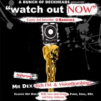 Watch Out Now at Radicals & Victuallers on Saturday 14th January 2017