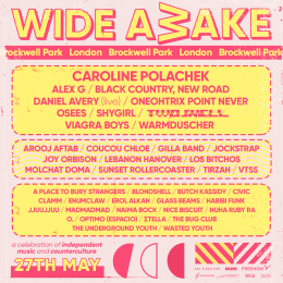 WIDE AWAKE FESTIVAL at Brockwell Park on Saturday 27th May 2023