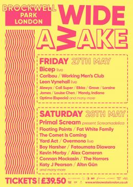 WIDE AWAKE FESTIVAL SATURDAY at Brockwell Park on Saturday 28th May 2022