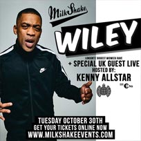 Wiley at Ministry of Sound on Tuesday 30th October 2018