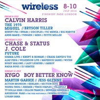 Wireless Festival Friday at Finsbury Park on Friday 8th July 2016