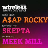 Wireless Fesival Saturday at Finsbury Park on Saturday 4th July 2020