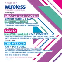 Wireless Festival 2017 Saturday at Finsbury Park on Saturday 8th July 2017