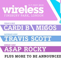 Wireless Festival Saturday at Finsbury Park on Saturday 6th July 2019