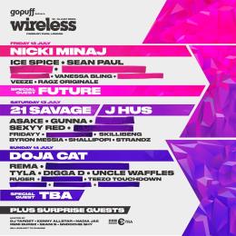 Wireless Festival Saturday 2024 at Finsbury Park on Saturday 13th July 2024