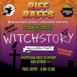 WITCHSTORY at Riff Raffs on Friday 1st November 2024