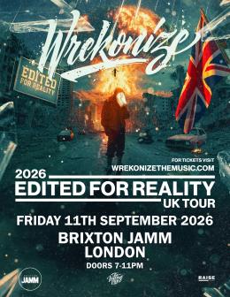 Wrekonize at Brixton Jamm on Friday 11th September 2026