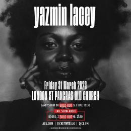 Yazmin Lacey Late Show at St. Pancras Old Church on Friday 31st March 2023
