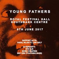 Young Fathers at Royal Festival Hall on Friday 9th June 2017