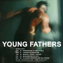 Young Fathers at The Roundhouse on Wednesday 21st March 2018