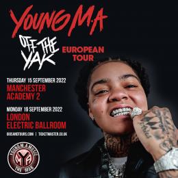 Young M.A at Electric Ballroom on Monday 19th September 2022