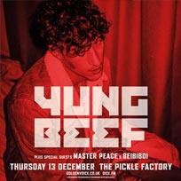 Yung Beef at Pickle Factory on Thursday 13th December 2018