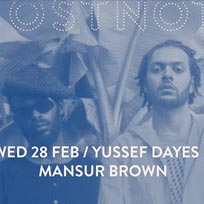 Yussef Days & Mansur Brown at Ghost Notes on Wednesday 28th February 2018
