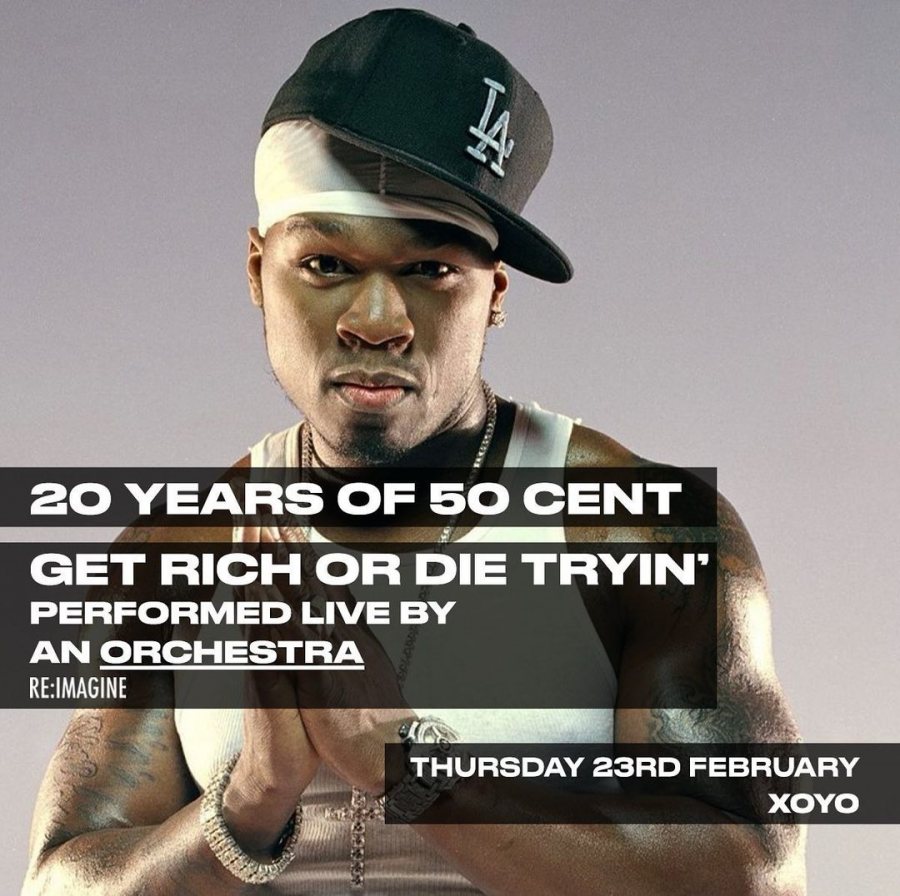 20 Years of 50 Cent at XOYO on Thu 23rd February 2023 Flyer