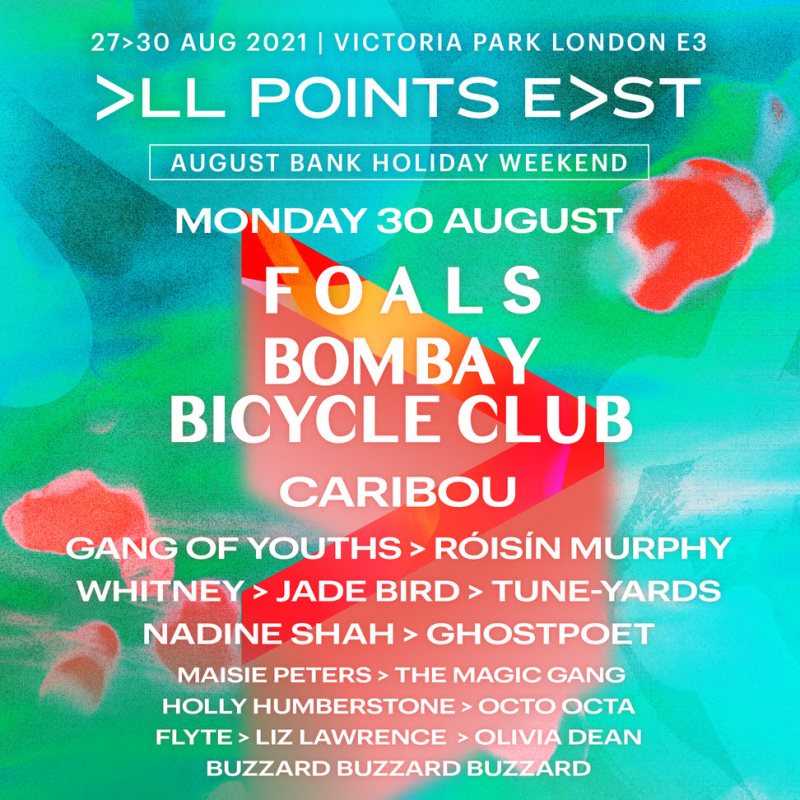 All Points East : Monday at Victoria Park on Mon 30th August 2021 Flyer