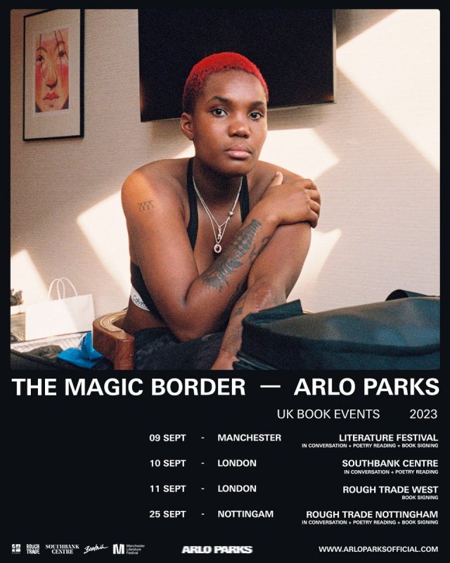 Arlo Parks: The Magic Border at Rough Trade West on Mon 11th September 2023 Flyer