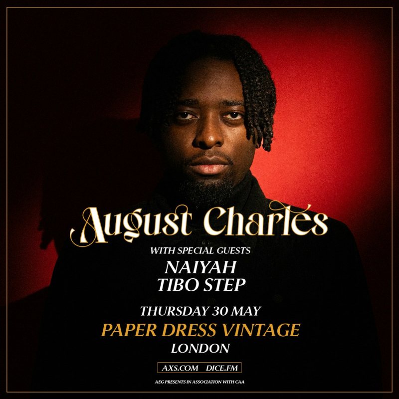 August Charles at Paper Dress Vintage on Thu 30th May 2024 Flyer