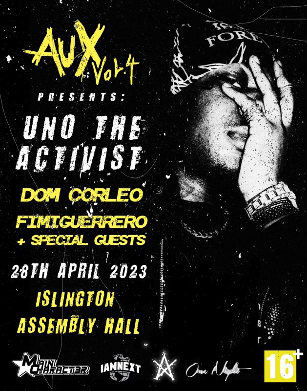 AUX VOL 4 at Islington Assembly Hall on Fri 28th April 2023 Flyer