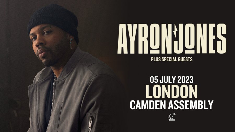 Ayron Jones at Camden Assembly on Wed 5th July 2023 Flyer