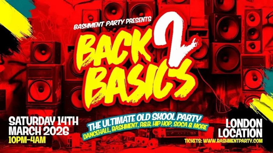 Back 2 Basics at TBA on Sat 14th March 2026 Flyer