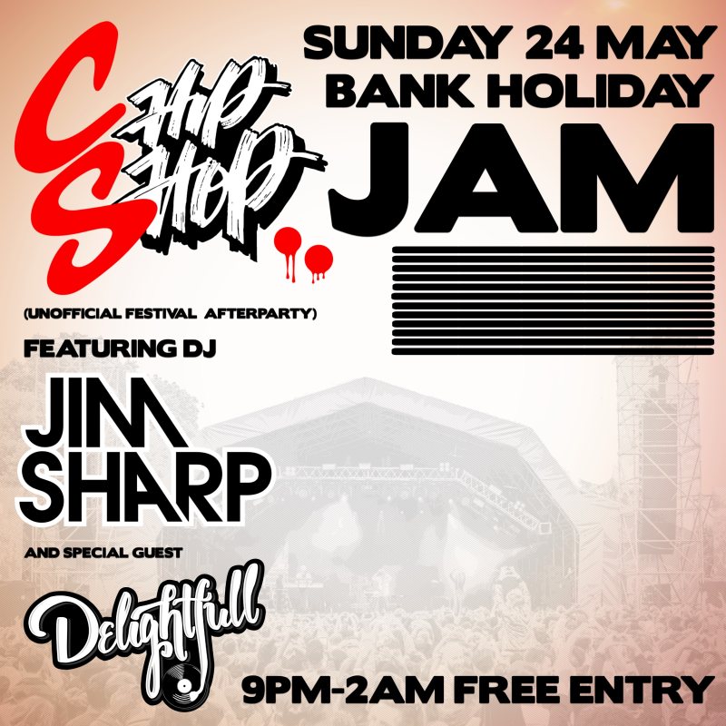 BANK HOLIDAY JAM at Chip Shop BXTN on Sun 24th May 2026 Flyer