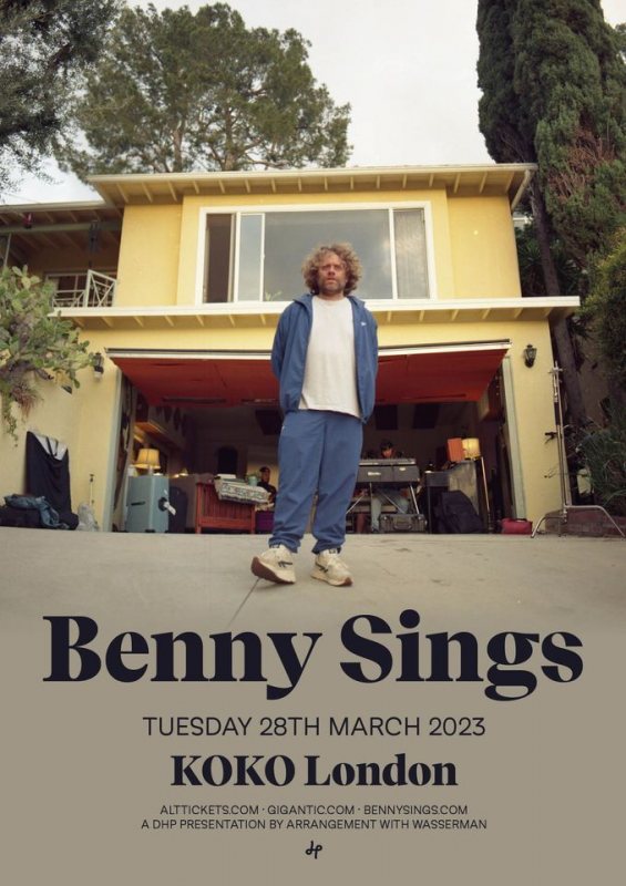 Benny Sings at KOKO on Tue 28th March 2023 Flyer