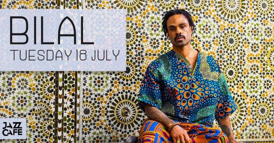 Bilal at Jazz Cafe on Tue 18th July 2023 Flyer