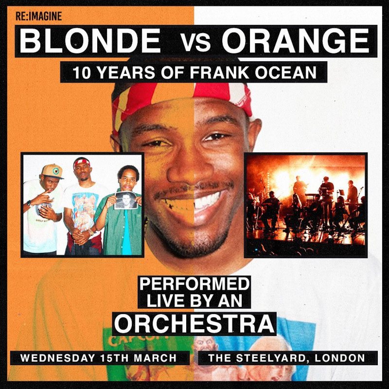 Blond vs Orange at The Steelyard on Wed 15th March 2023 Flyer