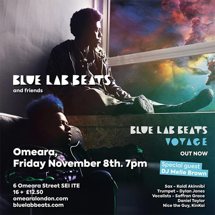 Blue Lab Beats at Omeara on Fri 8th November 2019 Flyer