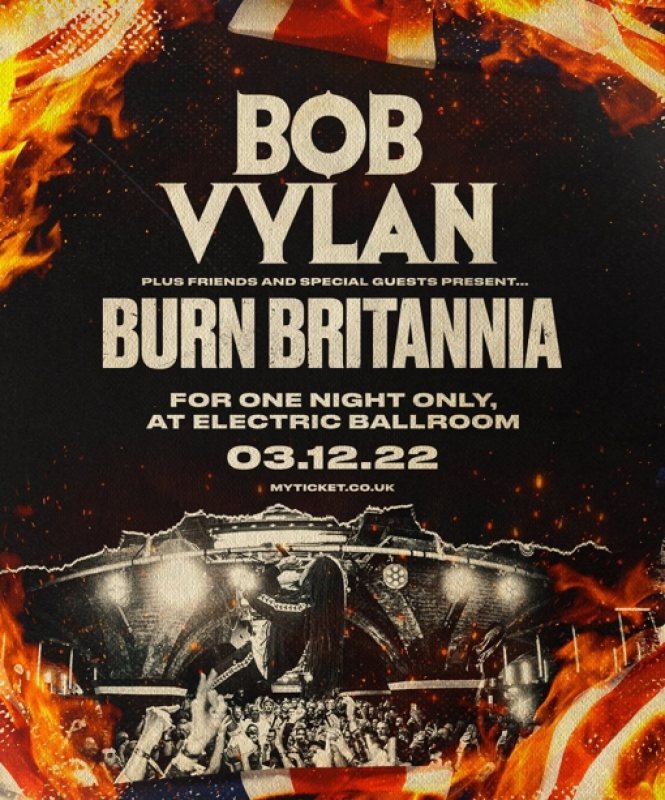 Bob Vylan at Electric Ballroom on Sat 3rd December 2022 Flyer