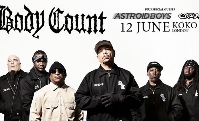 Body Count at KOKO on Tue 12th June 2018 Flyer