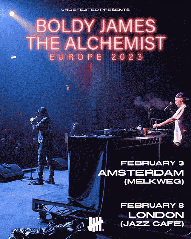 Boldy James & The Alchemist at Jazz Cafe on Wed 8th February 2023 Flyer