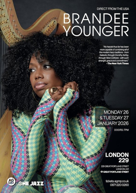 Brandee Younger at 229 The Venue on Mon 26th January 2026 Flyer