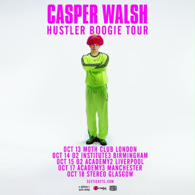 Casper Walsh at MOTH Club on Tue 13th October 2026 Flyer