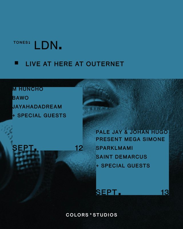 COLORS: Tones of London Sunday at HERE at Outernet on Sat 12th September 2026 Flyer