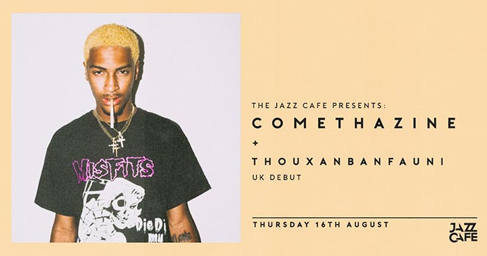 Comethazine at Jazz Cafe on Thu 16th August 2018 Flyer