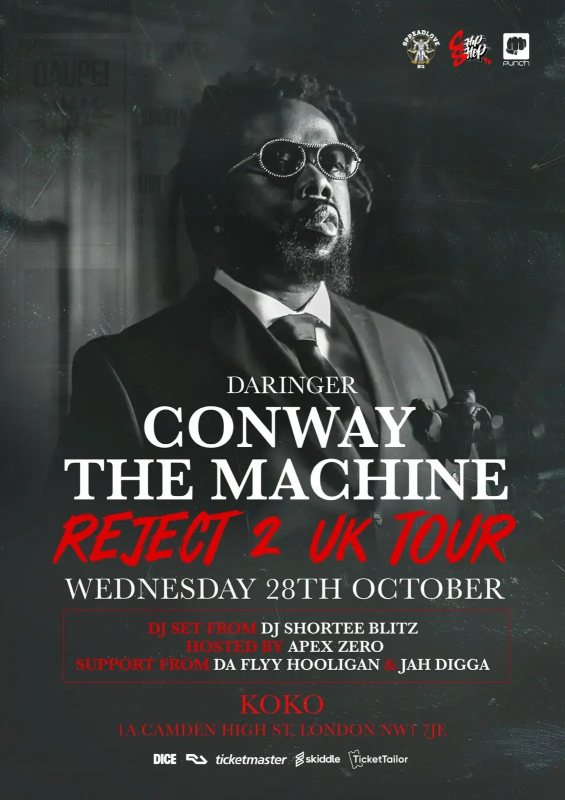 Conway the Machine at KOKO on Wed 28th October 2026 Flyer