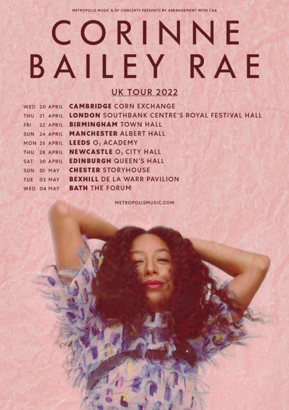 Corinne Bailey Rae at Royal Festival Hall on Thu 21st April 2022 Flyer