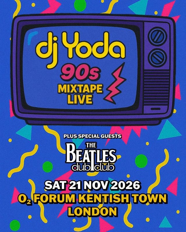 DJ Yoda at The Forum on Sat 21st November 2026 Flyer