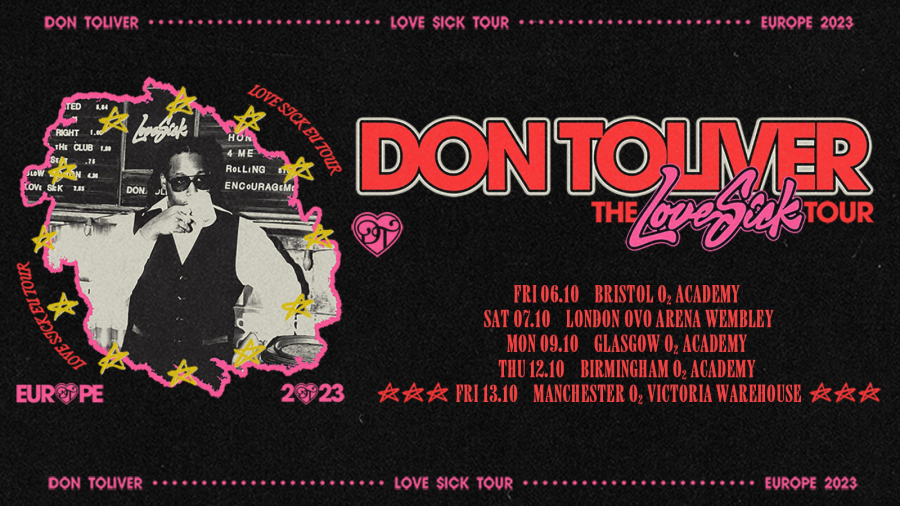 Don Toliver at Wembley Arena on Sat 7th October 2023 Flyer